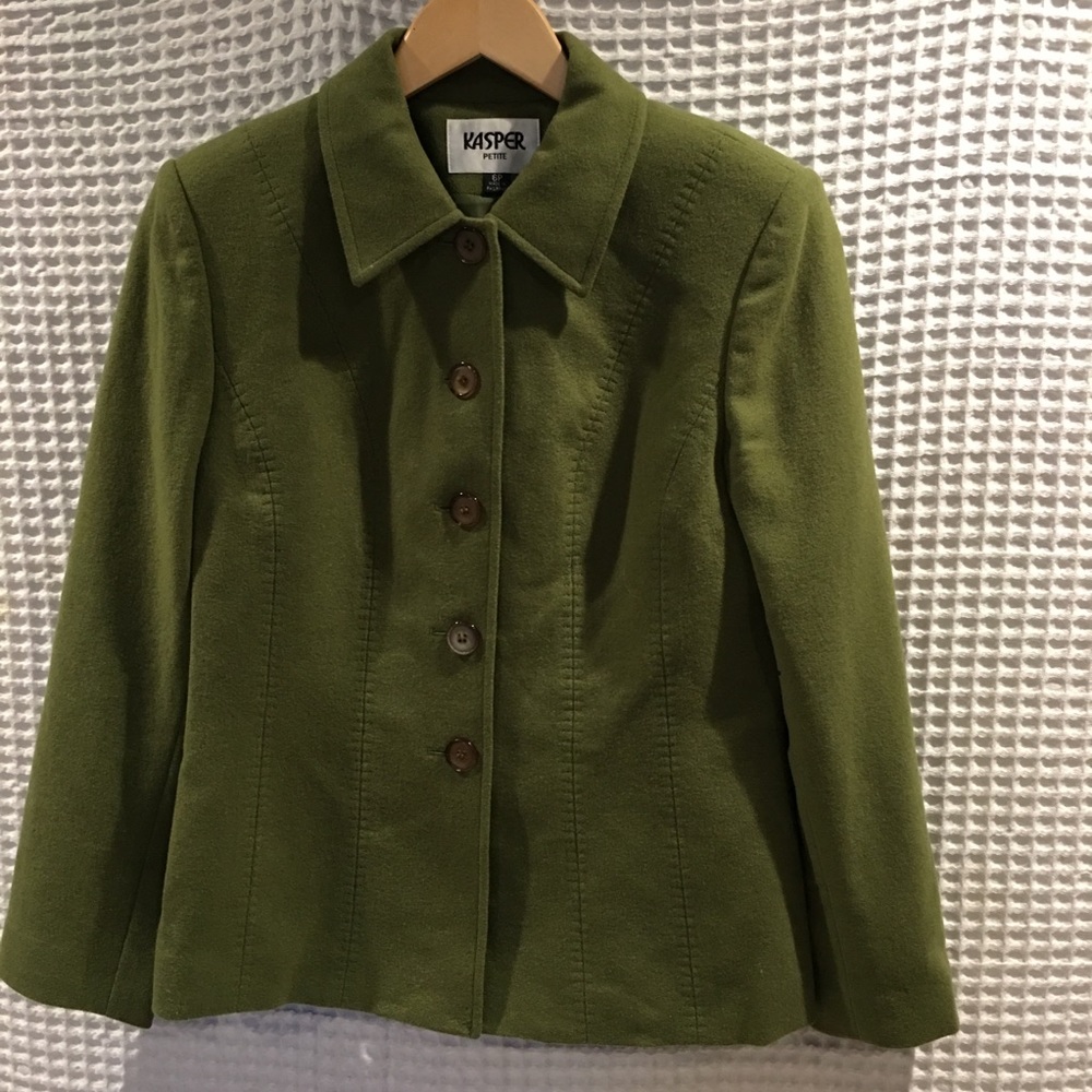 Kasper wool jacket. Size 6P
